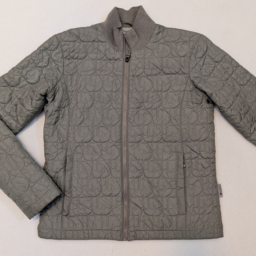 Burton Quilted Gray Coat/Jacket w/ Zipper Pockets Size Small - Picture 3 of 9